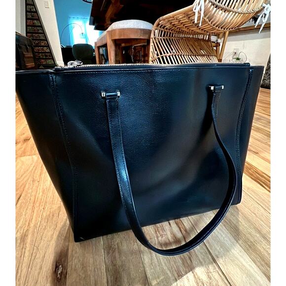 Kate Spade Kona Patterson Drive Black Leather Tote Bag - Picture 5 of 10